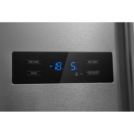Side by Side Midea HC-689WEN, 510 l, Clasa A+, Display, Total No frost, H 178cm, Inox