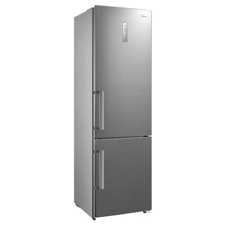 Combina frigorifica Midea HD-468RWEN, 316 l, Clasa A++, Total No Frost, Display, H 201 cm, Inox