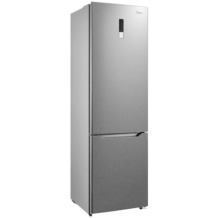 Combina frigorifica Midea HD-468RWEN1, 321 l, Clasa A++, Total No Frost, H 201 cm, Inox