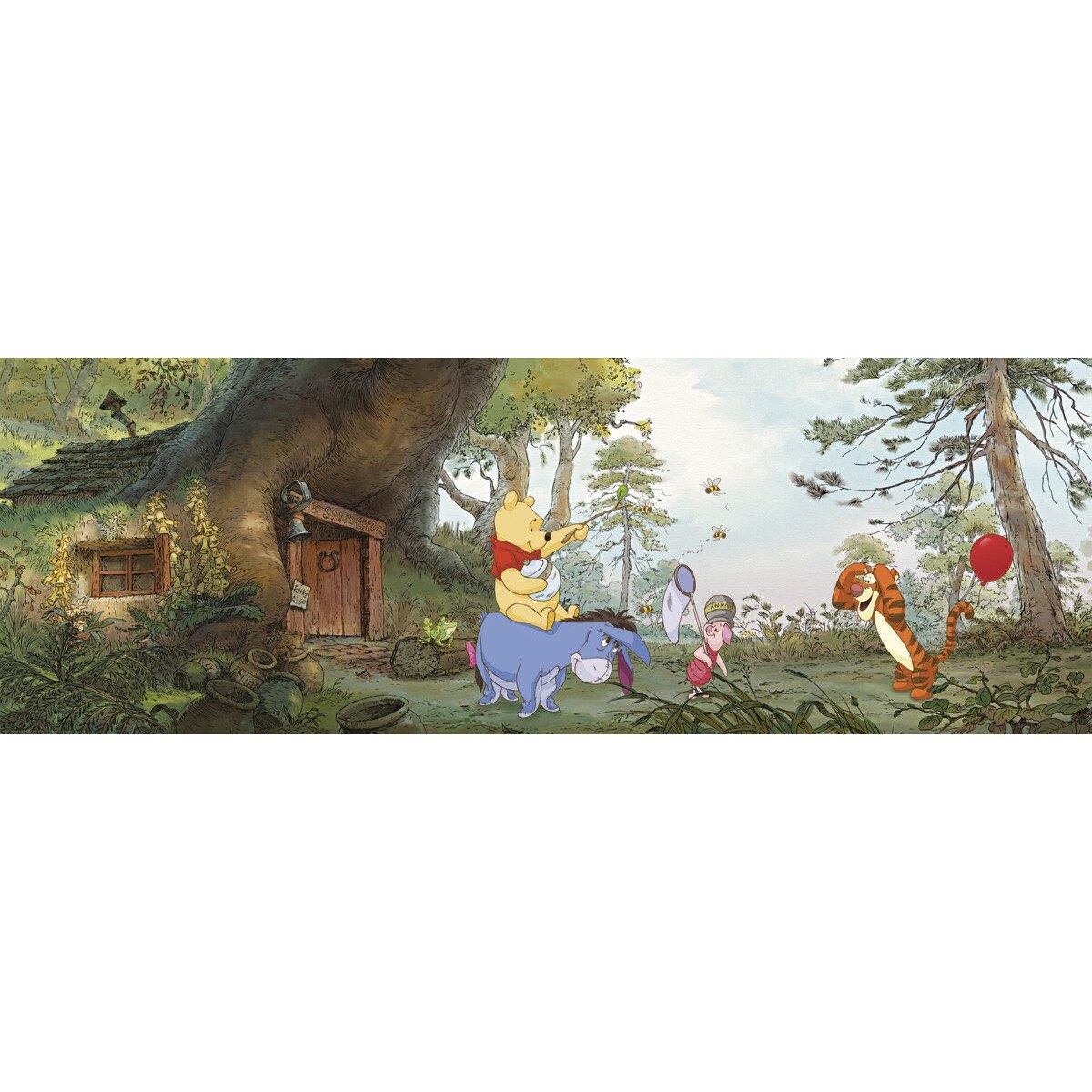 Fototapet Disney Komar 4-413, Casa lui Pooh 368 x 127 cm