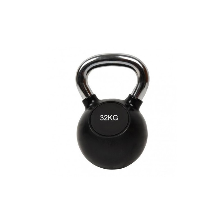 Gantera Kettlebell Sportmann cauciucata, 32kg