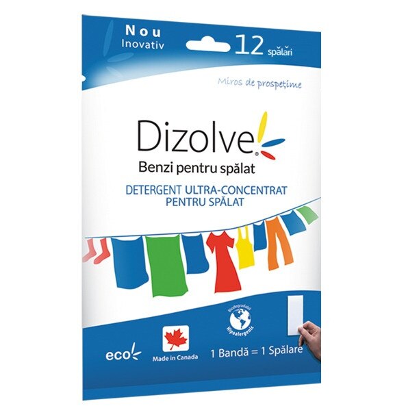 Detergent Benzi pentru rufe, parfumat, Dizolve, 12 spalari, concentrat