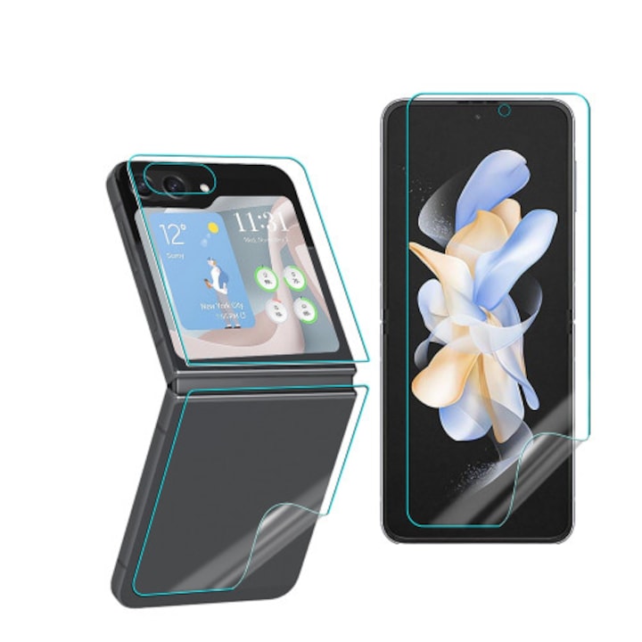 Folie de protectie ecrane si spate din hidrogel pentru Motorola Razr 60