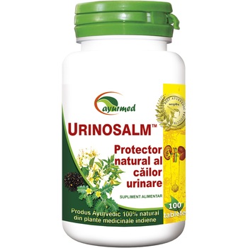 Supliment alimentar URINOSALM, AYURMED, 100 tablete Supliment alimentar URINOSALM, AYURMED, 100 tablete