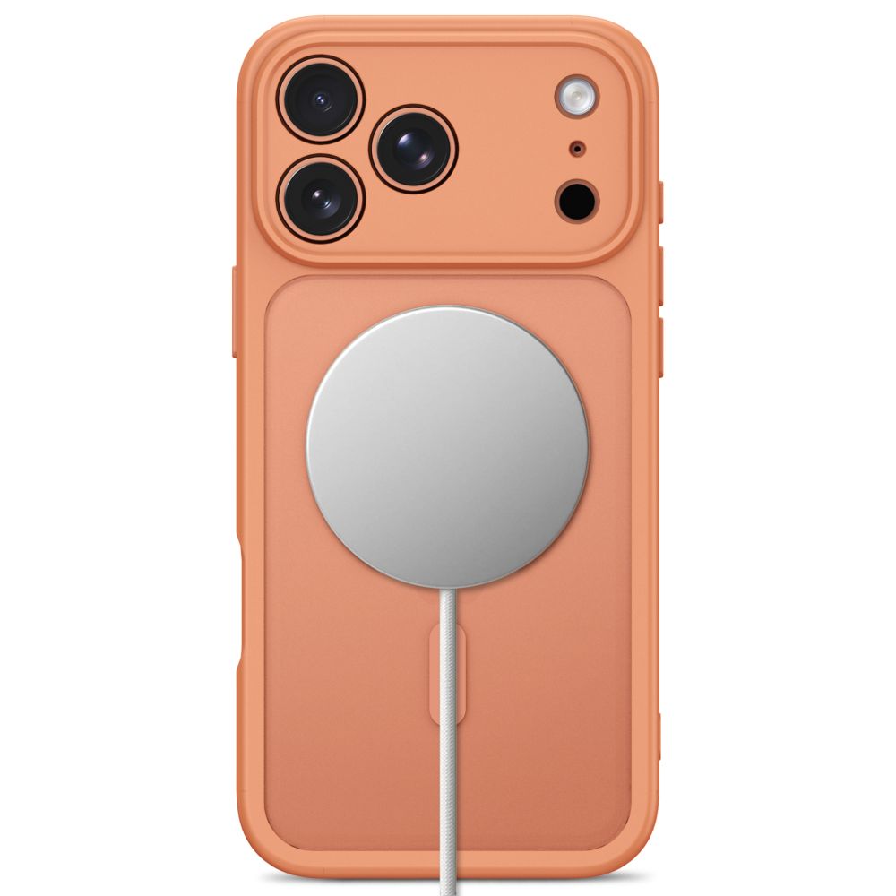 Husa Tech-Protect BasicMag cu MagSafe compatibila cu iPhone 18 Pro / 17 Pro, Portocaliu