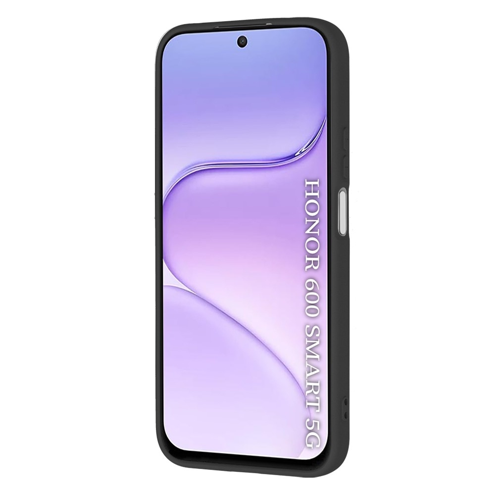 Husa pentru Honor 600 Smart Daden® Silicon SoftFlex, Ultra Slim, Protectie sporita, Interior de microfibra, Negru