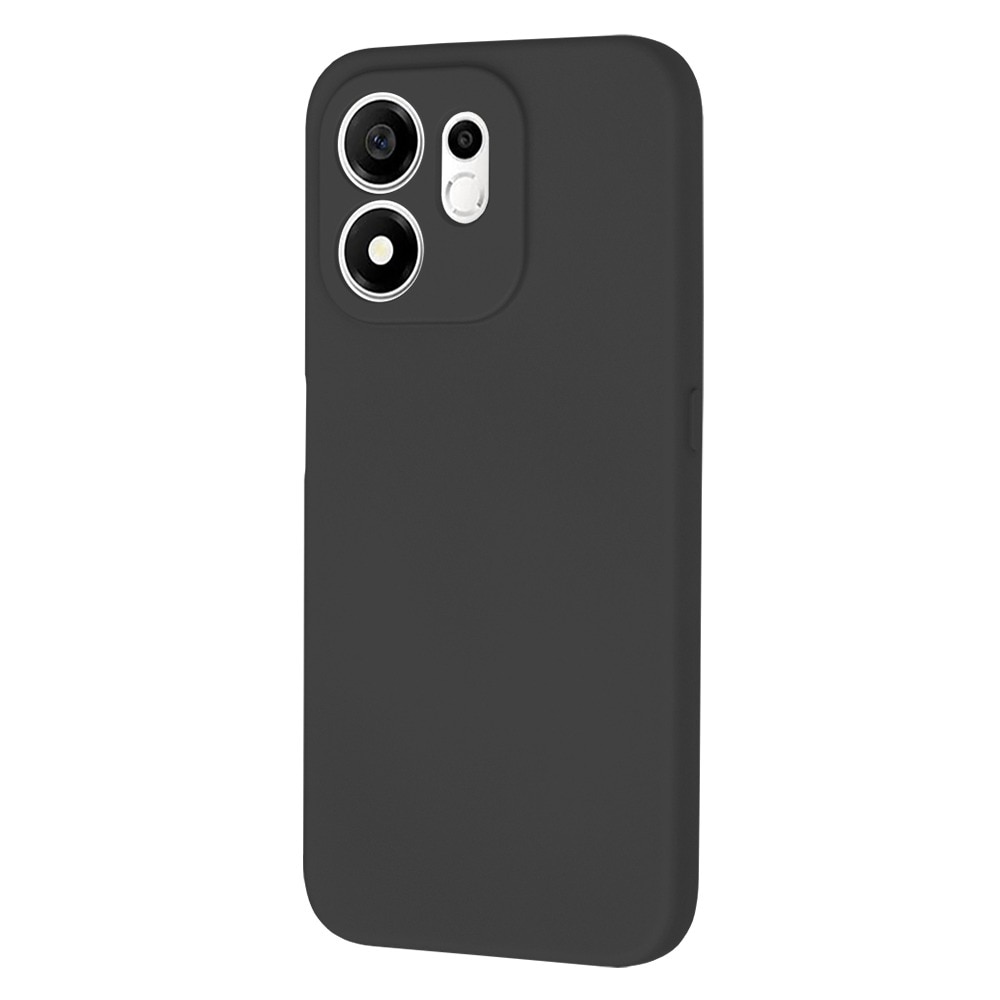 Husa pentru Honor 600 Smart Daden® Silicon SoftFlex, Ultra Slim, Protectie sporita, Interior de microfibra, Negru