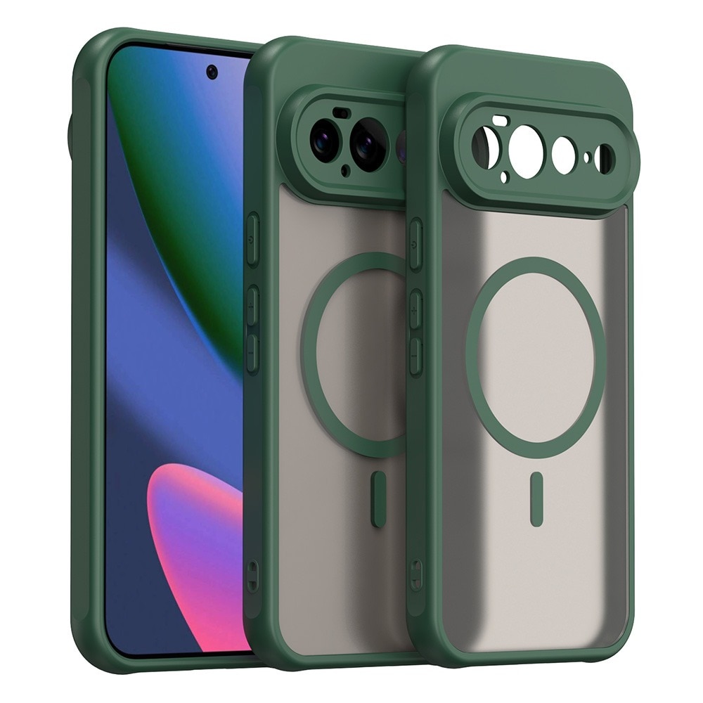 Husa pentru Google Pixel 11 Pro XL Daden® HaloFrost II, MagSafe, Antisoc, Incarcare wireless, Calitate Premium, Verde