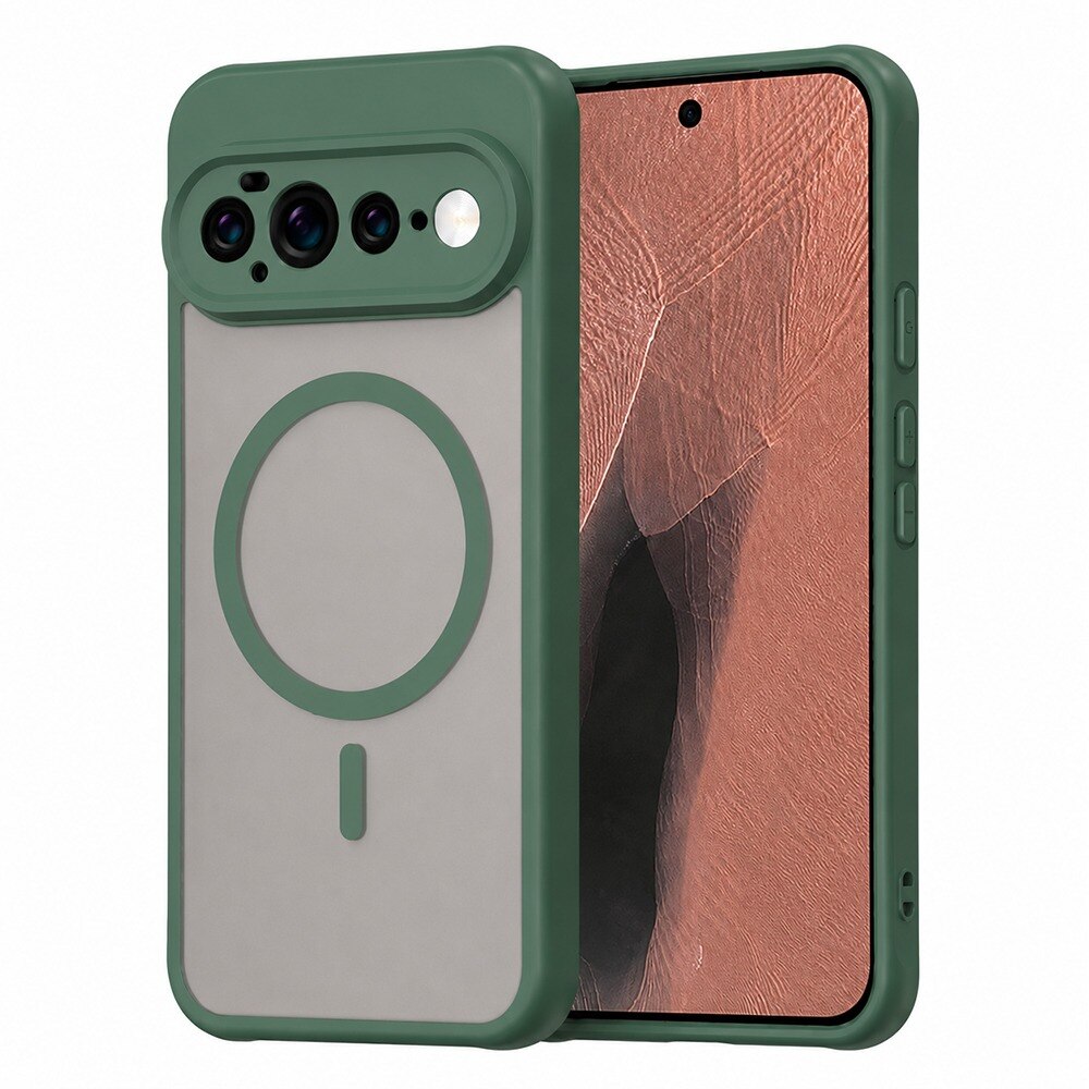 Husa pentru Google Pixel 11 Pro XL Daden® HaloFrost II, MagSafe, Antisoc, Incarcare wireless, Calitate Premium, Verde