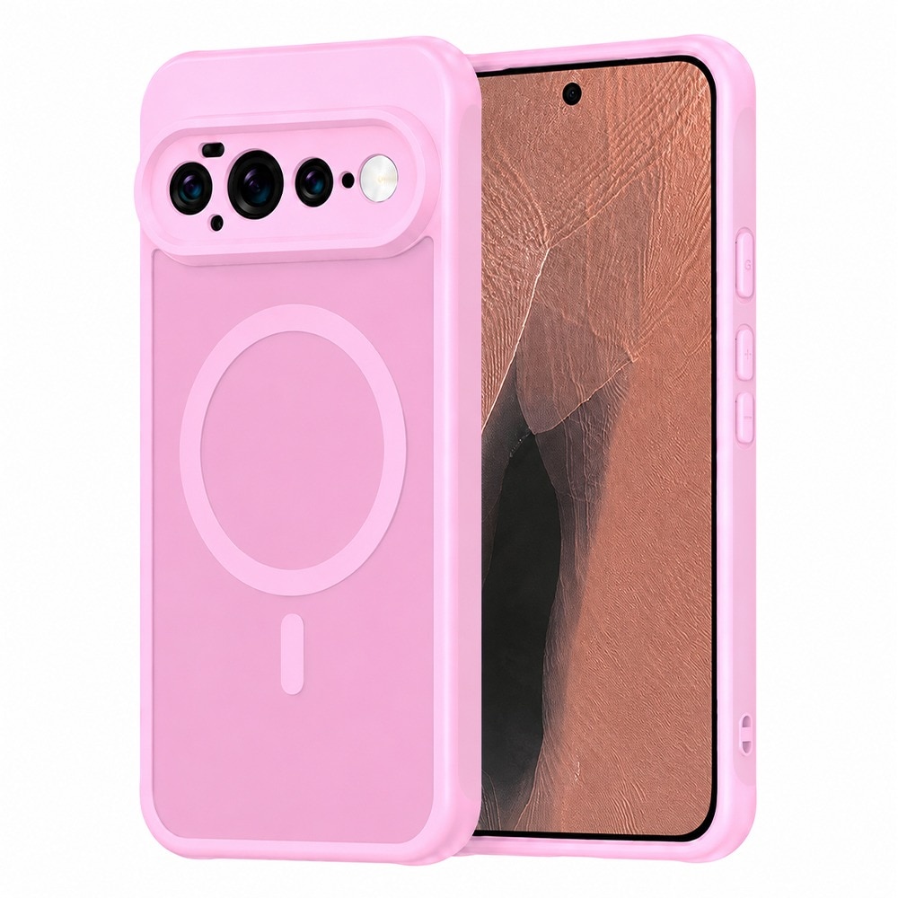 Husa pentru Google Pixel 11 Pro XL Daden® HaloFrost II, MagSafe, Antisoc, Incarcare wireless, Calitate Premium, Roz