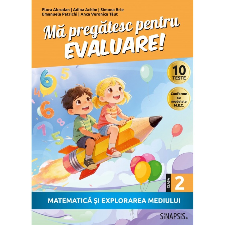 Ma pregatesc pentru evaluare clasa a II-a Matematica si explorarea mediului Editia 2026 -Adina Achim