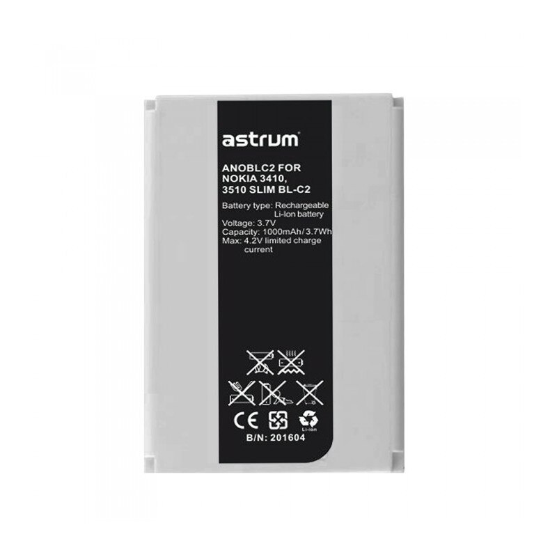 Acumulator ANOBLC2, Nokia BL-C2, 1000mAh Astrum