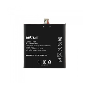 Acumulator AHTD816 HTC Desire 816 2600mAh Astrum Acumulator AHTD816 HTC Desire 816 2600mAh Astrum