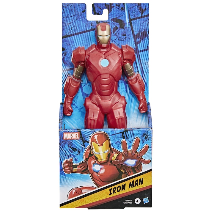 Фигурка Hasbro Iron Man, 20см, многоцветна