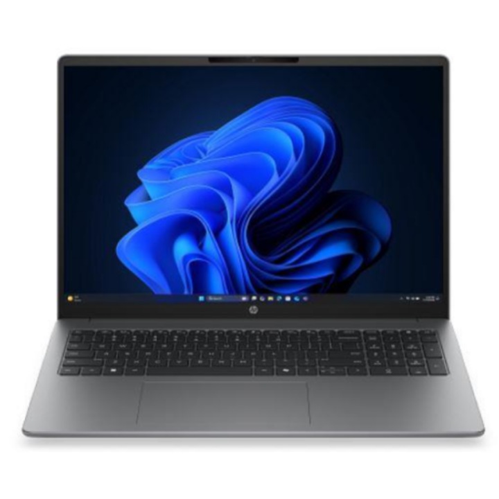 Laptop HP 200 G2i Procesor Intel® Core™ 3 100U 10M Cache, up to 4.70 GHz 16" WUXGA, 12GB DDR5, 512GB SSD, Intel Graphics, Argintiu