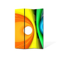 paravan de camera artdeco din 3 panouri abstract decorativ forme de plastic 105 x 150 cm imagen 18_0_
0