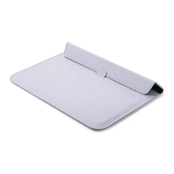 Husa tip plic pentru laptop din piele PU, compatibila cu MacBook Air 13.3"/iPad Pro 12.9", roz pal
