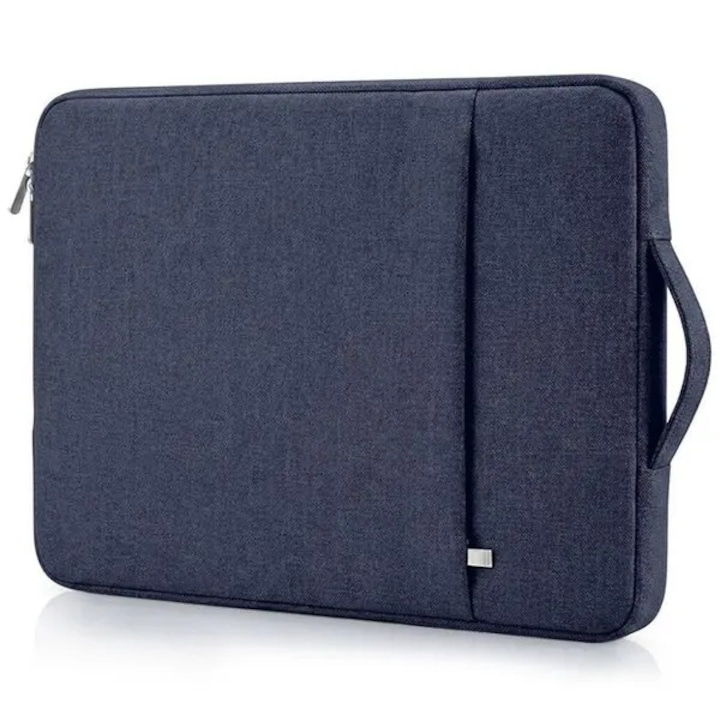 Husa pentru laptop 13 inch, compatibila cu MacBook Neo Air 13 M5/M4/M3/M2/M1, cu maner, bleumarin, FQ-K0276-20260903-1160