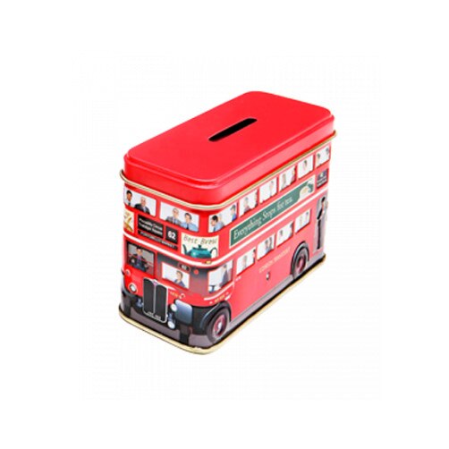 Cutie Metalica-Pusculita,Ceai,Little Bus Caddy Ahmad Tea 28gr/14 plicuri