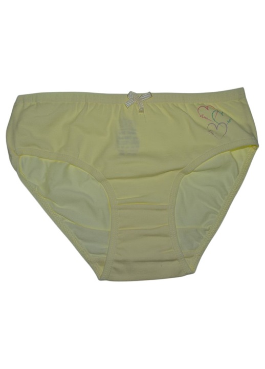 Памучни бикини за момичета, Mini Junior C0109G-9-10, Жълт 134-140 CM