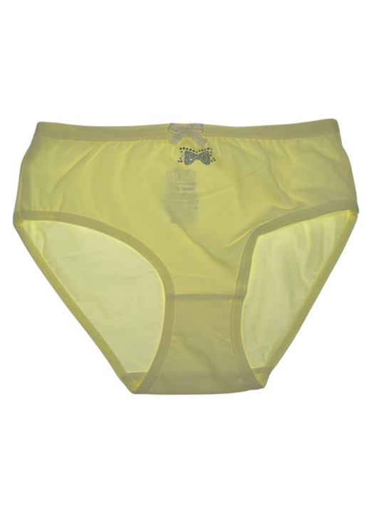 Памучни бикини за момичета, Mini Junior C0109G2-9-10, Жълт 134-140 CM