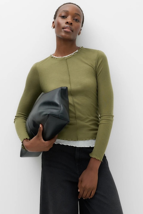 Marks & Spencer, Bluza regular-fit, Verde stins