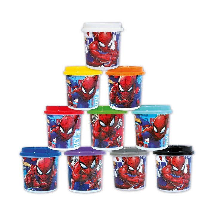 AS HappiHobbi Marvel: Пластилин 114гр - Spider-Man (асортиран модел) (1045-03623)