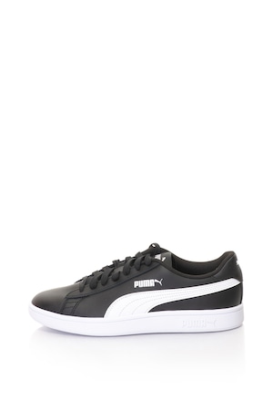 Puma Pantofi Sport Unisex Cu Garnituri De Piele Smash V2 Negru