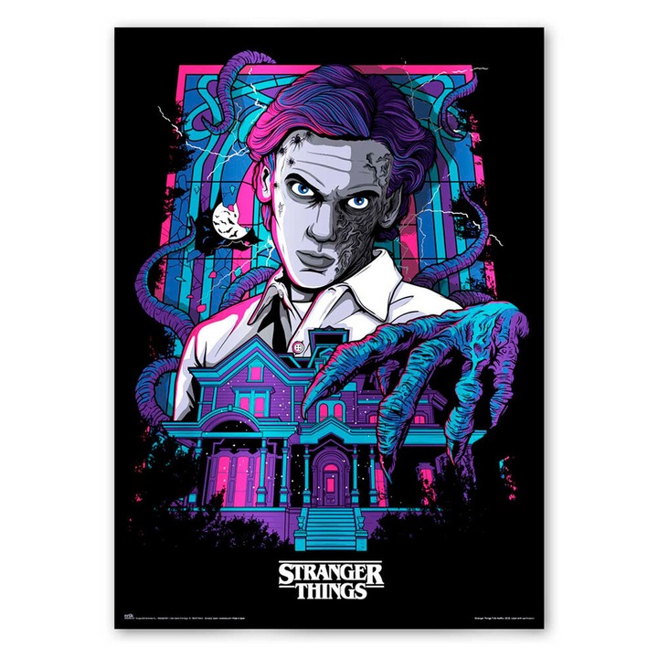 Постер Stranger Things луминесцентен постер