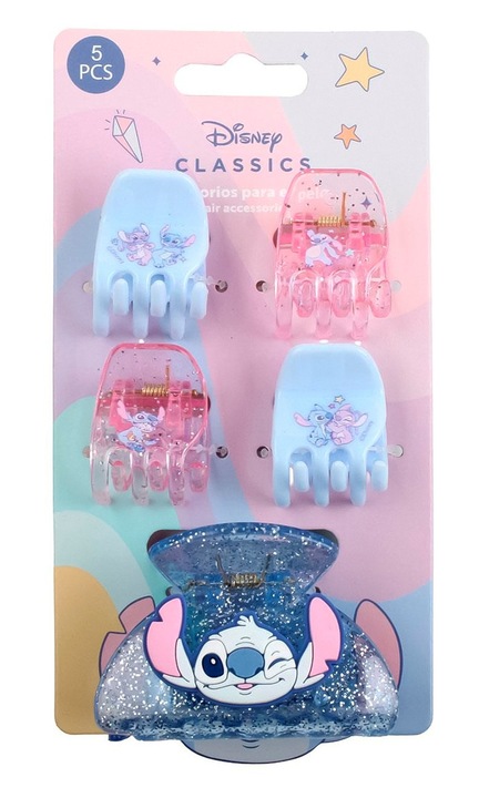 Cerda Beauty Disney: Stitch - Аксесоари за коса (5бр) (2500003685)
