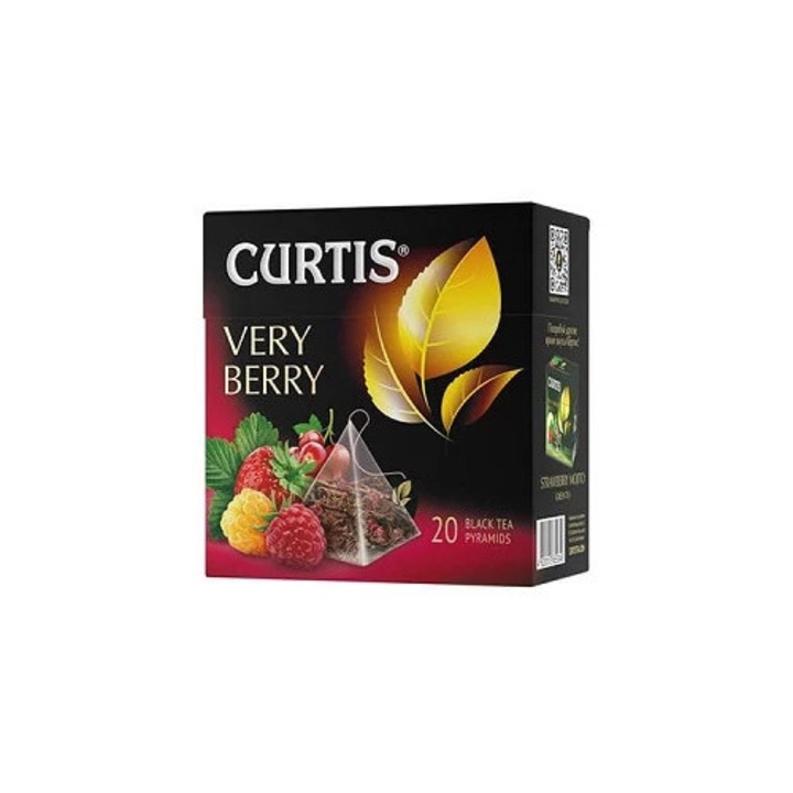 Curtis Very Berry черен чай с плодов вкус 34g