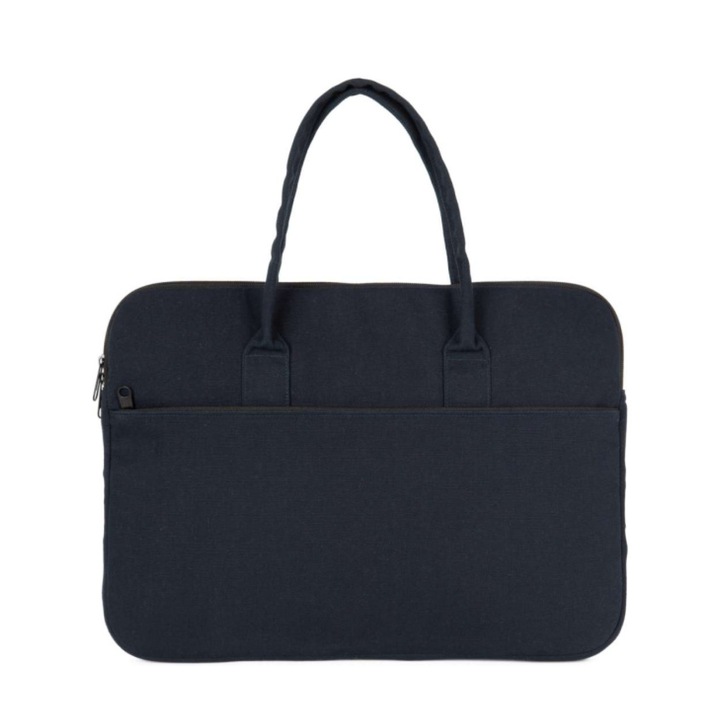 Geanta messenger pentru tableta, bumbac, Bleumarin, One Size INTL