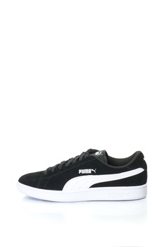 Puma, Pantofi sport unisex de piele intoarsa cu detalii contrastante SMASH v2 Puma, Pantofi sport unisex de piele intoarsa cu detalii contrastante SMASH v2