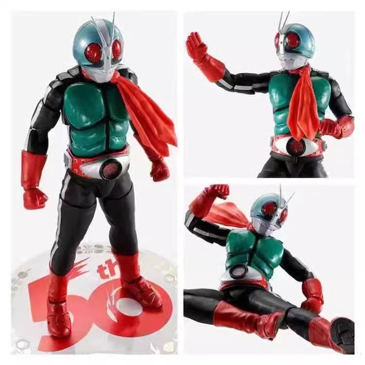 Артикулирана фигурка S.H.Figuarts BANDAI Kamen Rider 50th Anniversary, зелен/червен, k0548-260902-671