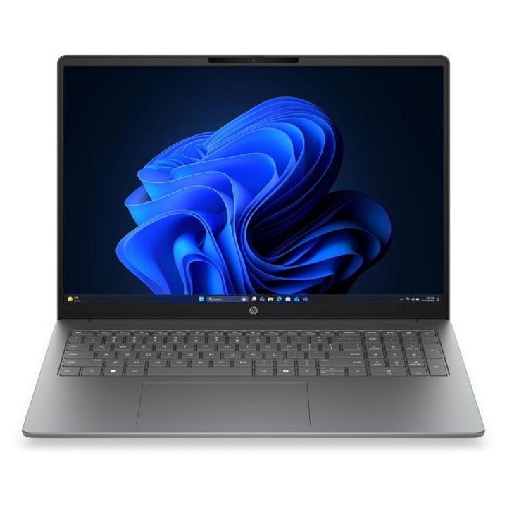 Laptop HP 200 G2i 16 D89RFET#AKC, Intel Core i3-100U, 8GB DDR5, 512GB SSD, 16" 1920x1200 LED mat, Intel Graphics, 2xUSB 3.2, 2xUSB-C, HDMI, webcam, Wi‑Fi, Bluetooth, Silver, fara sistem de operare, 1,72 kg