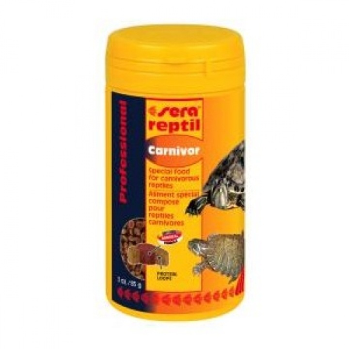 Hrana profesionala coextrudata reptile carnivore, Sera, 250 ml / 80 g