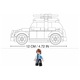 Set de Constructie Sluban Machete, VW Beetle Broscuta Retro, 176 Piese, Include Figurina Articulata, 12 cm Lungime, 6-12 Ani