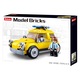 Set de Constructie Sluban Machete, VW Beetle Broscuta Retro, 176 Piese, Include Figurina Articulata, 12 cm Lungime, 6-12 Ani