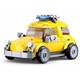 Set de Constructie Sluban Machete, VW Beetle Broscuta Retro, 176 Piese, Include Figurina Articulata, 12 cm Lungime, 6-12 Ani