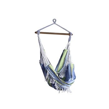 Scaun agatat Vivere, Bumbac, 160 x 119 x 150 cm, Albastru/Verde Scaun agatat Vivere, Bumbac, 160 x 119 x 150 cm, Albastru/Verde