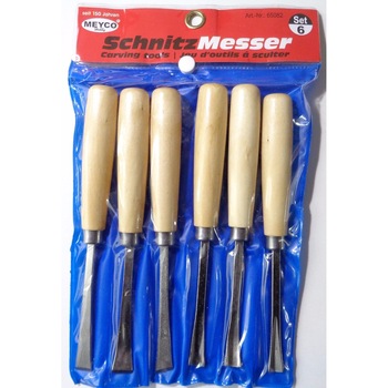 Set Dalti Mari Pentru Sculptura Lemn, 6 bucati pe set - Meyco Set Dalti Mari Pentru Sculptura Lemn, 6 bucati pe set - Meyco