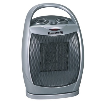 Radiator ceramic Hausberg HB 8770, 1500 W, element de incalzire ceramic, ventilare/aer cald/aer fierbinte, maner integrat Radiator ceramic Hausberg HB 8770, 1500 W, element de incalzire ceramic, ventilare/aer cald/aer fierbinte, maner integrat