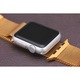 Redmobile Apple Watch 1/2/3/4 óraszíj, milánói hurok, 38 mm, arany színű