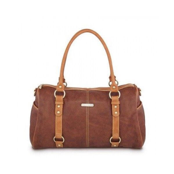 Geanta pentru scutece multifunctionala - timi&leslie - 7 in 1 - Madison - Copper Saddle