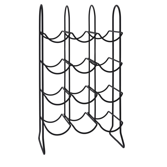 Suport pentru 12 sticle de vin, otel, 28X17X47 cm