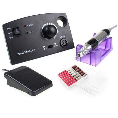 Freza Profesionala unghii false Pila electrica manichiura, 35000 rpm, Negru
