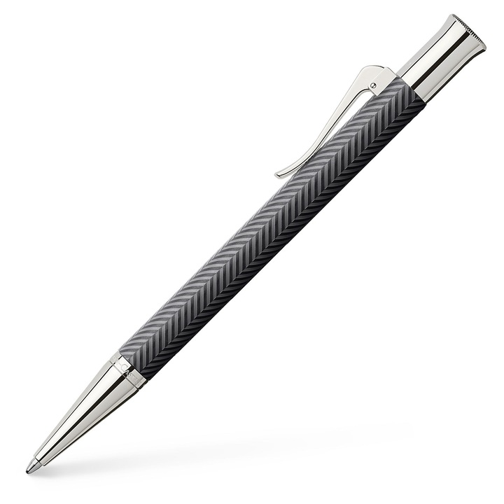 Химикалка Graf von Faber-Castell, антрацит, корпус от благородна смола, ротационен механизъм, подаръчна кутия