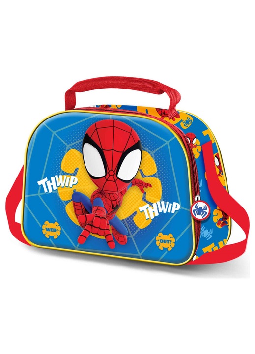 Чанта Marvel Spiderman Web Out 3D чанта за обяд