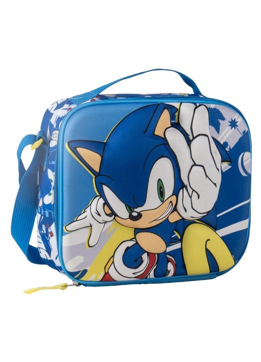 Чанта Sonic the Hedgehog 3D чанта за обяд
