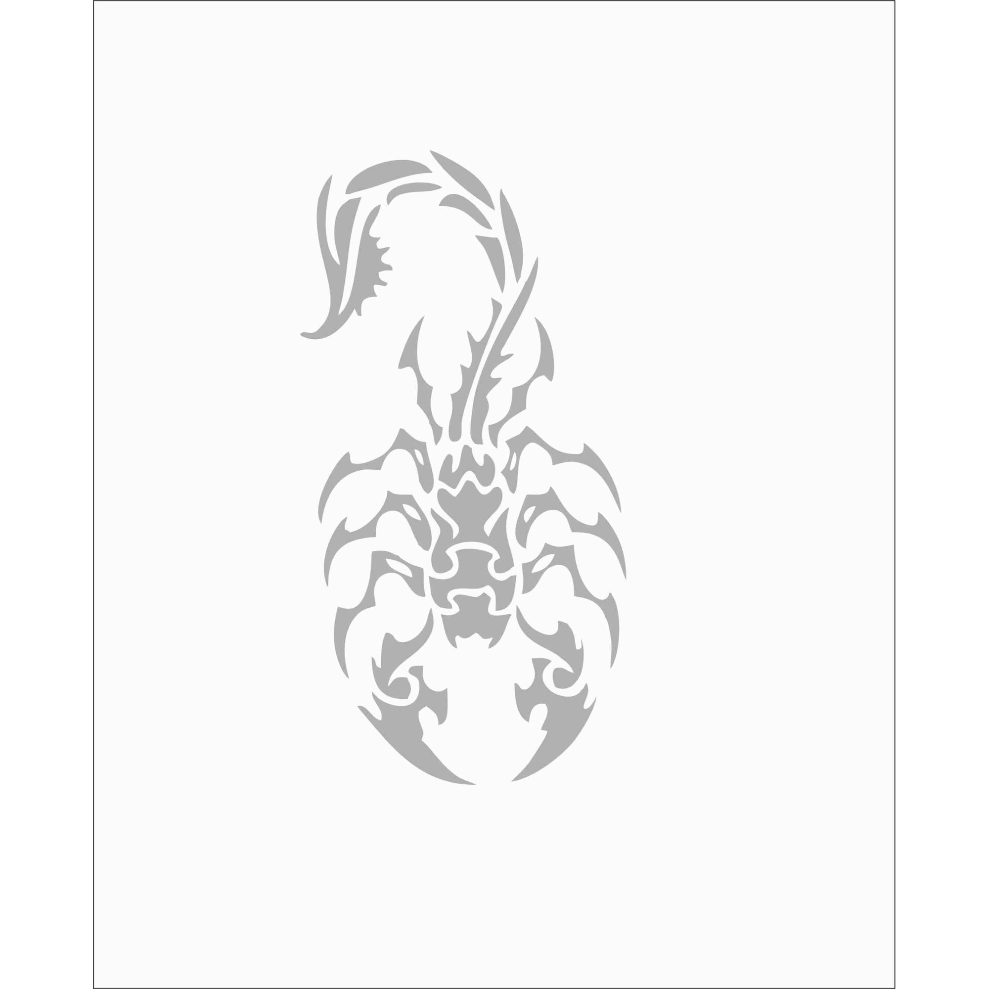Sticker decorativ de perete scorpion 100x53 cm